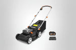 Charger l’image dans la visionneuse de la galerie, 17-Inch Cordless Lawn Mower, 2-in-1 Electric Edge Cutting, Lightweight Push Mower, 6 Height Adjustments, Batteries & Charger Included, Model WG745