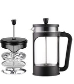 Charger l’image dans la visionneuse de la galerie, Vier Cafetière Théière À Presse Française De 1 Litre Verre Borosili...