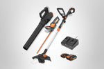 Charger l’image dans la visionneuse de la galerie, 20V 12'' Cordless String Trimmer, 360 CFM Leaf Blower & 22'' Hedge Trimmer Combo, 2 Batteries & Charger Included, WG931