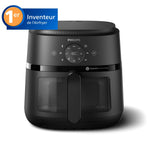 Charger l’image dans la visionneuse de la galerie, Airfryer 6,2 L – 13 modes de cuisson, Technologie RapidAir, Écran tactile, Noir (NA230/00)