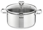 Charger l’image dans la visionneuse de la galerie, Tefal Faitout 24 Cm Induction Acier Inoxydable 18 10 Garantie 10 An...