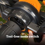 Charger l’image dans la visionneuse de la galerie, Cordless 3-in-1 Leaf Blower with Vacuum & Mulcher, Brushless Motor, 2-Speed Control, Battery Not Included, Model WG583.9