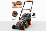 Charger l’image dans la visionneuse de la galerie, LD40A 19Inch Brushless Lawn Mower, 40V Powerful Cordless Lawn Mower, Effortless Single-Lever Height Adjustment, 3-Step Foldable Handle & Vertical Storage, 2-in-1 Mulching & Bagging