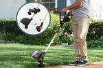 Charger l’image dans la visionneuse de la galerie, 20V Cordless String Trimmer & 360 CFM Leaf Blower Combo, 12-Inch Trimmer, 2 × 4.0Ah Batteries & Charger Included, Model WG930.3
