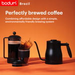 Charger l’image dans la visionneuse de la galerie, Bodum French Press Brazil - 1L 8 Tasses Cafetière À Piston - Verre...