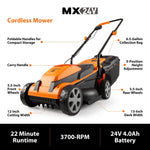Charger l’image dans la visionneuse de la galerie, 15" Electric Corded Lawn Mower, 11AMP Push Mower, Lightweight & Efficient for Small Lawns