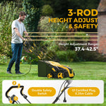 Charger l’image dans la visionneuse de la galerie, Upgraded 16-Inch 15 Amp Electric Dethatcher & Scarifier, 5-Position Depth Adjustment, 14.5 Gal Collection Bag, Improves Lawn Health, Model EDS16S