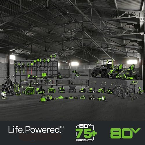 80V 21" Cordless Self-Propelled Lawn Mower, Brushless Motor, LED Lights, 4.0Ah Battery & Rapid Charger Included
