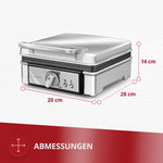 Charger l’image dans la visionneuse de la galerie, Mpm Mgo13 Gaufrier Professionnel Pour 2 Gaufres Belges Épaisses Pla...