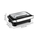 Charger l’image dans la visionneuse de la galerie, Gril &amp; machine à panini compacte – Plaques antiadhésives, Nettoyage facile