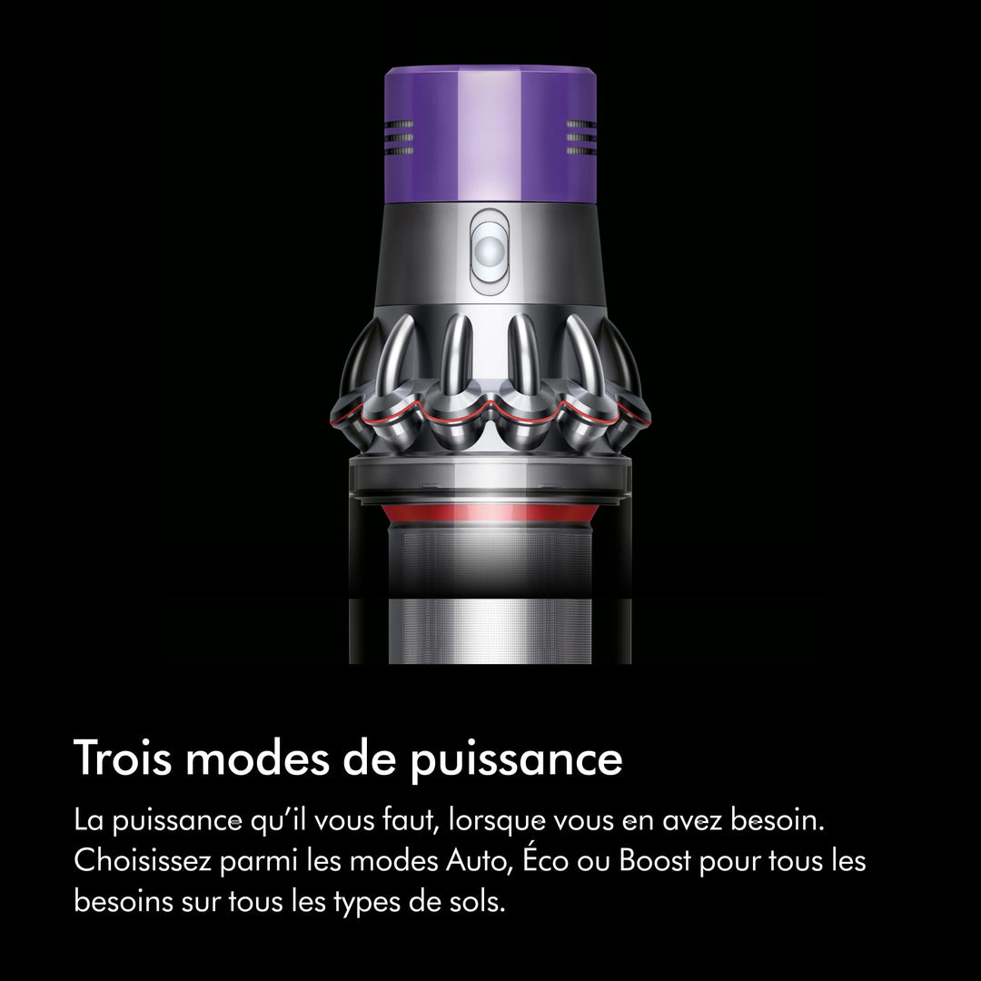 Aspirateur sans fil puissant – jusqu’à 60 min d’autonomie, brosse sols durs