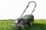 Charger l’image dans la visionneuse de la galerie, 40V 17" Cordless Electric Lawn Mower, Brushless Motor, 6-Position Height Adjustment, 2-in-1 Bagging &amp; Mulching, 2 Batteries &amp; Dual Charger Included