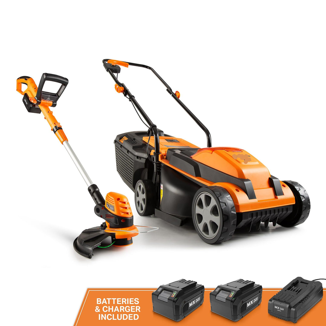15" Electric Corded Lawn Mower, 11AMP Push Mower, Lightweight & Efficient for Small Lawns