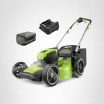 Charger l’image dans la visionneuse de la galerie, 80V 21" Cordless Self-Propelled Lawn Mower, Brushless Motor, LED Lights, 4.0Ah Battery &amp; Rapid Charger Included