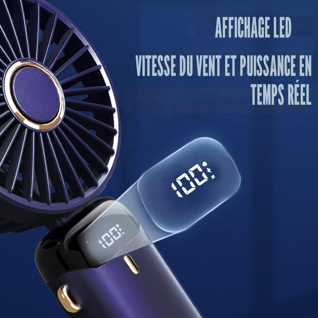 Ventilateur Portable USB à 5 Vitesses