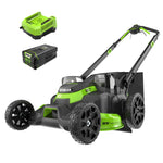 Charger l’image dans la visionneuse de la galerie, 80V 25" Cordless Lawn Mower, Brushless Self-Propelled Electric Mower, 5.0Ah Battery &amp; Charger Included