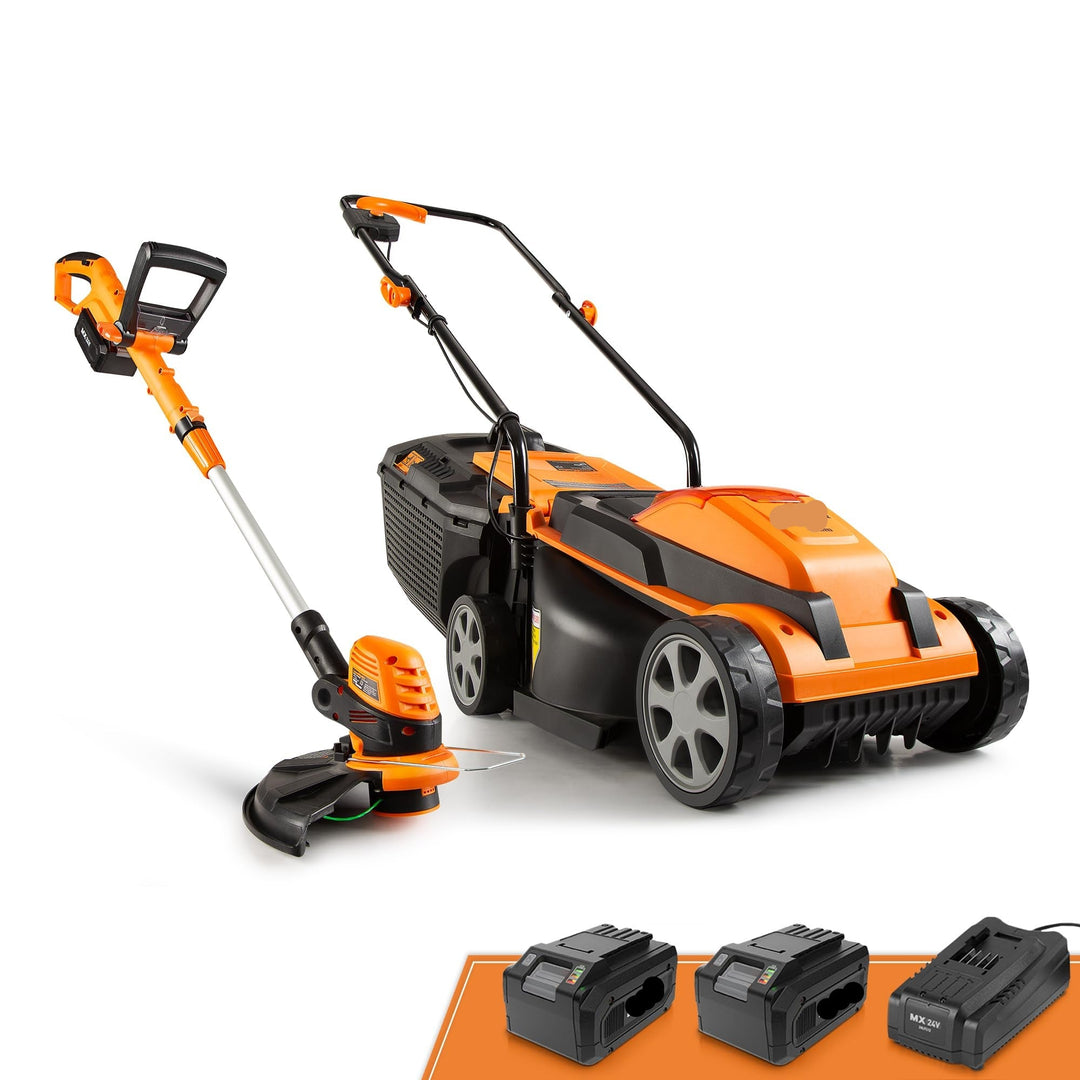 15" Electric Corded Lawn Mower, 11AMP Push Mower, Lightweight & Efficient for Small Lawns