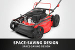 Charger l’image dans la visionneuse de la galerie, 21" Gas Lawn Mower, 144cc OHV Engine, 3-in-1 Push Mower with Bagging, Mulching &amp; Side Discharge