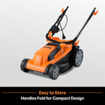 Charger l’image dans la visionneuse de la galerie, 15" Electric Corded Lawn Mower, 11AMP Push Mower, Lightweight &amp; Efficient for Small Lawns