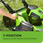 Charger l’image dans la visionneuse de la galerie, 80V 21" Cordless Self-Propelled Lawn Mower + Leaf Blower (580 CFM), Brushless Motor, 4.0Ah Battery &amp; Rapid Charger Included