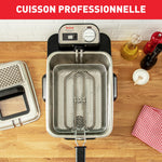 Charger l’image dans la visionneuse de la galerie, Friteuse semi-professionnelle 3,5 L – 2300 W, Filtration automatique de l’huile, Minuteur digital