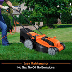 Charger l’image dans la visionneuse de la galerie, 16" Electric Lawn Mower, 12AMP Corded Push Mower, Lightweight &amp; Efficient for Small to Medium Lawns