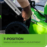 Charger l’image dans la visionneuse de la galerie, 80V 21" Cordless Self-Propelled Lawn Mower, Brushless Motor, LED Lights, 4.0Ah Battery &amp; Rapid Charger Included