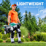 Charger l’image dans la visionneuse de la galerie, 20V 13" Cordless Electric Lawn Mower, Brushless Motor, 5 Height Adjustment, Lightweight Push Mower, 4.0Ah Battery &amp; Charger Included