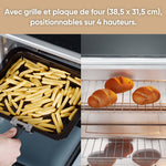Charger l’image dans la visionneuse de la galerie, Severin Mini-Four À Chaleur Tournante 42 L Avec Pierre À Pizza Et T...