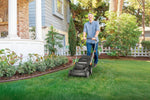 Charger l’image dans la visionneuse de la galerie, 17-Inch Cordless Lawn Mower, 2-in-1 Electric Edge Cutting, Lightweight Push Mower, 6 Height Adjustments, Batteries &amp; Charger Included, Model WG745